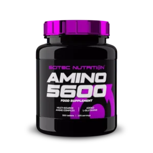 Scitec Nutrition Amino 5600 – aminoacizi si BCAA, 500 tablete