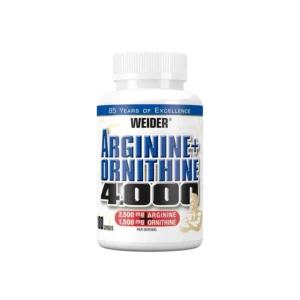 Weider Arginina + Ornitina 4.000 180 capsule – Suport Muscular
