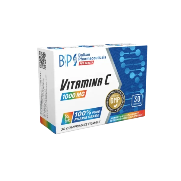Balkan Pharmaceuticals Vitamina C 1000mg 30 comprimate