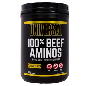 Universal Nutrition 100% Beef Aminos – aminoacizi din vita, 400 tablete