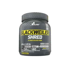 Olimp Blackweiler Shred Exotic Orange 480g – PreWorkout cu 3 Formule Avansate