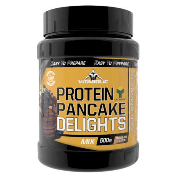 Vitabolic Protein Pancake Delights 500g - Clatite proteice cu ovaz si zer, fara zahar adaugat