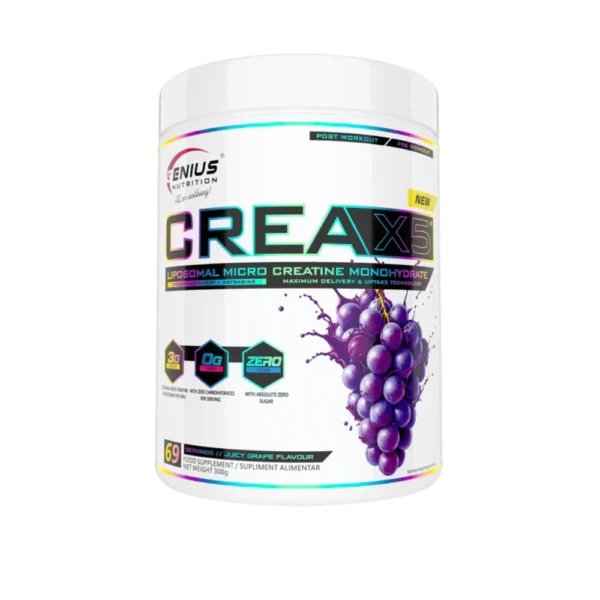 Genius Nutrition CREA-X5 Liposomal Creatina Micro Liposomal - 300g/69serv