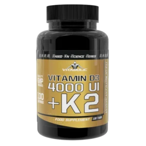 Vitabolic Vitamina D3 4000 UI + K2 MK-7 100 tablete