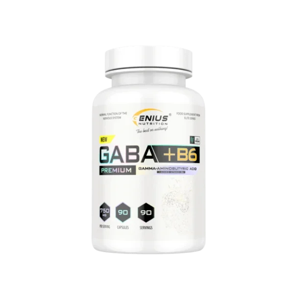 Genius Nutrition GABA+B6 90caps