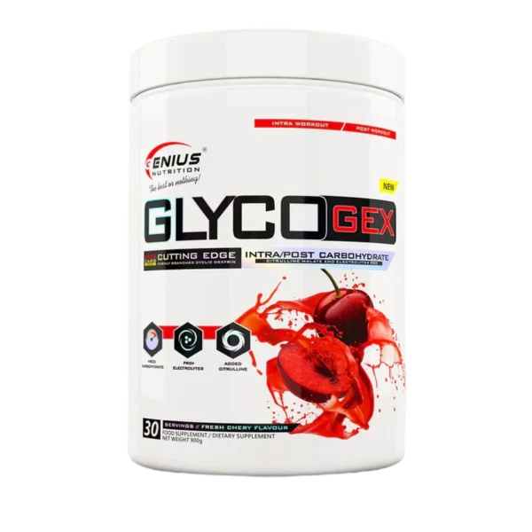 Genius GlycoGex Dextrina Ciclica 900g – Carbohidrat HBCD cu citrulina