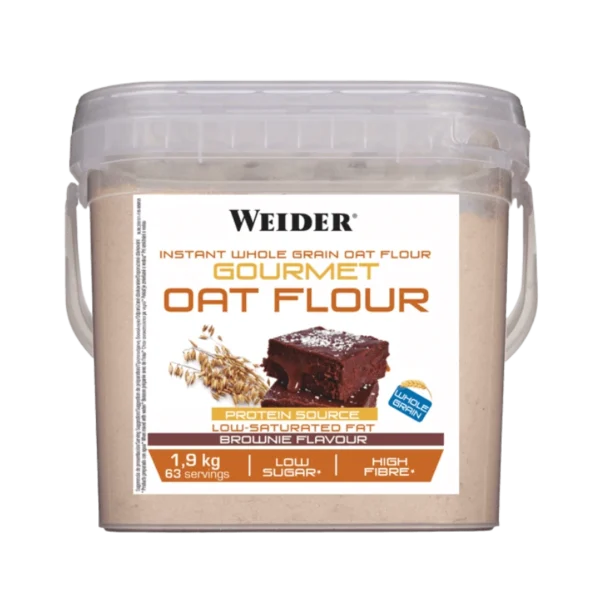 Weider Gourmet Oat Flour 1.9kg – Făina de Ovaz Integrala Instant