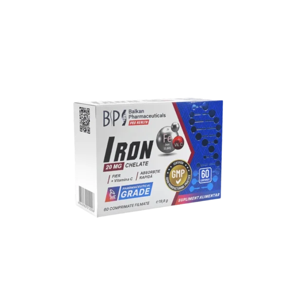 Balkan Pharmaceuticals Iron Chelate - Fier Chelat 60 comprimate