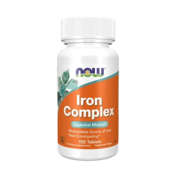 Iron Complex Vegetarian NOW Foods - Fier