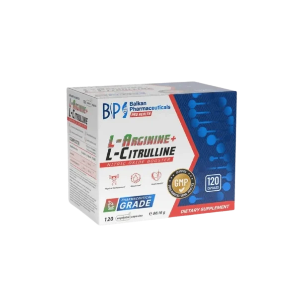 L- Arginina + L- Citrulina 120 capsule Balkan Pharmaceuticals