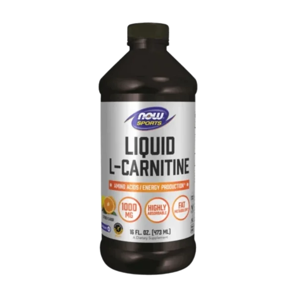 L-Carnitina Lichida Carnipure - 1000mg NOW Foods