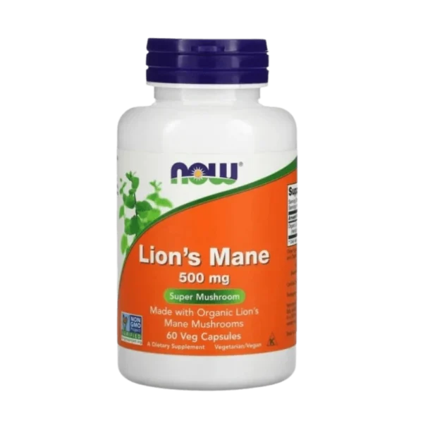 Lion's Mane 500mg (Coama Leului), NOW Foods