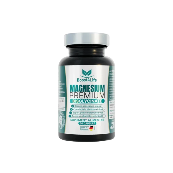 Magneziu Bisglicinat Premium 815 mg Boost4Life - 60 Capsule