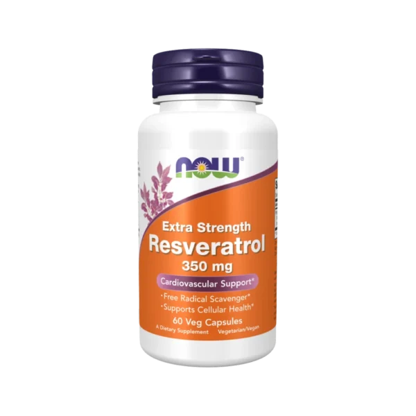 NOW Foods Resveratrol Extra Strength 350mg - 60 vcaps