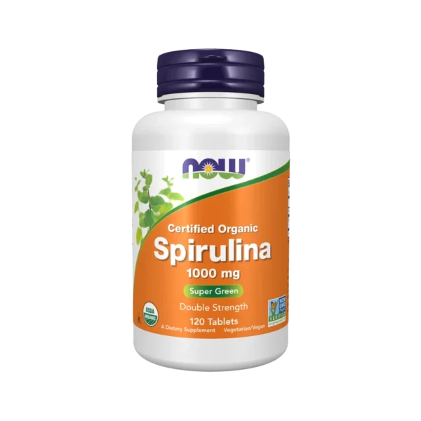 NOW Foods Spirulina 1000mg- 120 tablete naturale