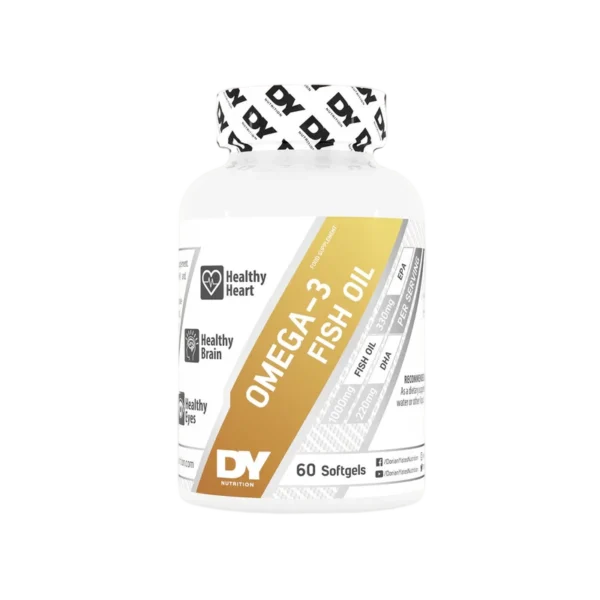 Dorian Yates (DY) Nutrition Omega 3 Ulei de peste, 60 de capsule moi