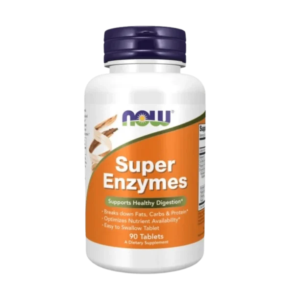 Super Enzime Digestive NOW Foods - 90 Tablete