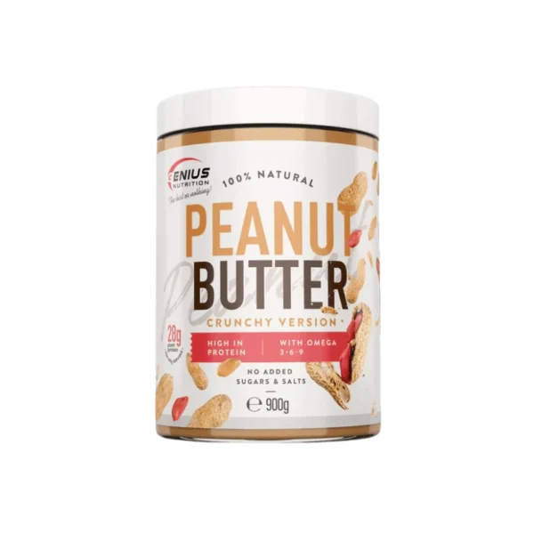 Genius Nutrition Unt de Arahide Natural 900g Crocant