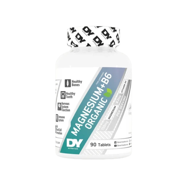 Dorian Yates (DY) Nutrition Magneziu Organic + Vitamina B6 , 90 tablete