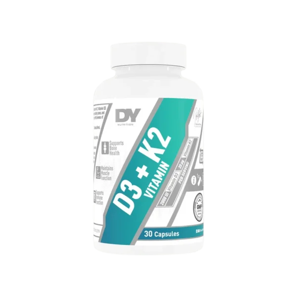 Dorian Yates (DY) Nutrition Vitamina D3 + K2, 30 de capsule
