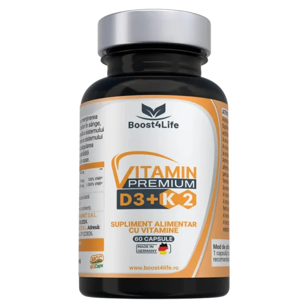 Boost4Life Vitamina D3+K2 Premium MGCaps - 60 capsule moi