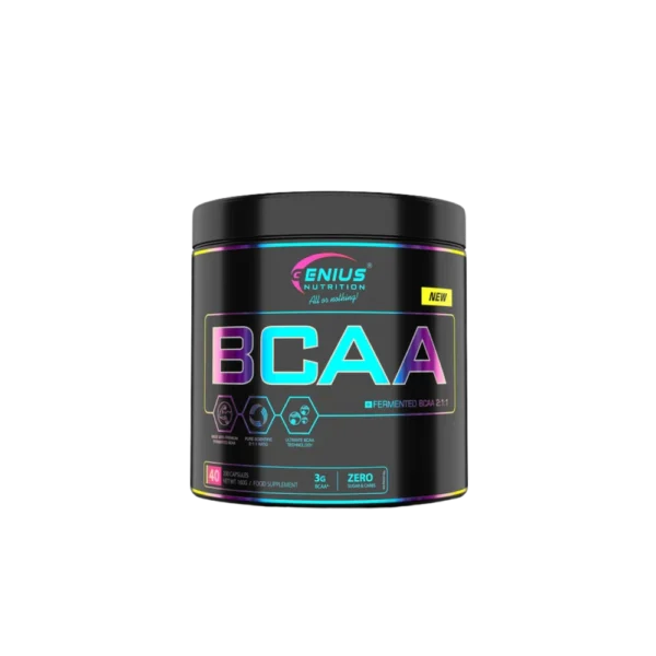 Genius Nutrition BCAA 200caps | 3g aminoacizi esentiali/servire