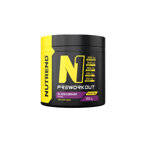 Nutrend N1 PreWorkout 255g – Pre-Workout cu cofeina