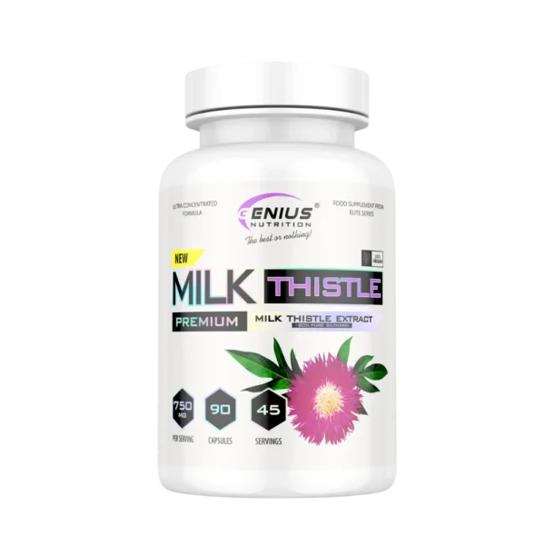 Genius Nutrition Milk Thistle 90 capsule - 45 portii