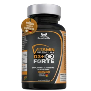 Boost4Life Vitamina D3 + K2 Forte Premium 5000 UI, 60 capsule